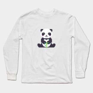 Pixel Panda Long Sleeve T-Shirt